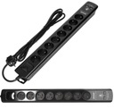 Power Strip 8-cestný napájací predlžovací kábel 2xUSB nabíjačka Switch 3m