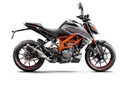 KTM Duke 125 21-22 STRIEBORNÉ dyhové nálepky KPL NOVINKA