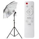 Lampa dáždnik 84 cm s REMOTE 3600K-6200K 85W