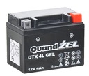 BATÉRIA Quand QTX4L YTX4L GEL skútre 2T 4T