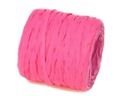 Syntetická rafiová stuha DARK PINK PINK 200m