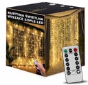 ZÁVESNÉ SVETLÁ 6X3 BIELA ​​LED ZÁCLONA LED ICEL