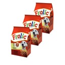 FROLIC Suché krmivo pre psov Hovädzie mäso 3x2,8kg