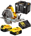 Kotúčová píla 18V 2x5Ah 184mm DEWALT DCS572P2