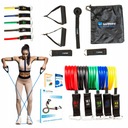 SET 5 odporových gumičiek na cvičenie, fitness expander