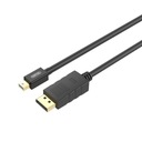 Kábel miniDisplayPort / DisplayPort M / M 2m; Y-C611BK