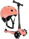 SCOOTANDRIDE Highwaykick Scooter + prilba S-M Peach