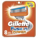 8X ORIGINÁLNE NÁPLNE GILLETTE FUSION POWER BLADE