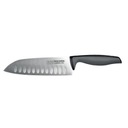 Japonský nôž SANTOKU vyrobený z nehrdzavejúcej ocele, 16 cm