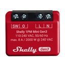 SHELLY 1 MINI GEN 3 INTELIGENTNÝ WI-FI OVLÁDAČ DIAĽKOVÉ OVLÁDANIE 8A 2000W