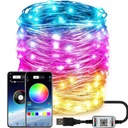 LED VIANOČNÉ SVETLÁ BLUETOOTH RGB APLIKÁCIA 10M