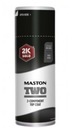 MASTON TWO 2K Jet Black 400 ml sýto čierny matný