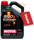 MOTUL 8100 ECO-CLEAN+ C1 5W30 5L + ZADARMO