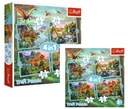 34609 KOCKY DINO PUZZLE DINOSAURY 4V1