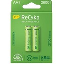 AA / R6 GP ReCyko 2700 Series Ni-MH 2600mAh batérie blister s 2 kusmi