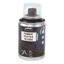 Farba na látky 100 BLACK SPRAY na oblečenie, tričká, PE