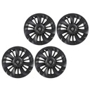 4ks Hubcaps Hubcaps Matte Black