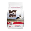 RAW PALEO Beef Medium Adult 2,5kg s hovädzím mäsom M/L