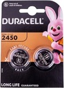 10x DURACELL LÍTIOVÁ BATÉRIA 3V CR2450 DL 2450 ECR