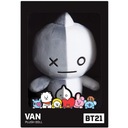 LINE FRIENDS VAN BT21 MEDVEĎ MASKOT PLYŠOVÁ HRAČKA 30 CM