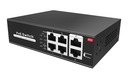 PoE Camera Switch 6-port 10/100Mbps 4x POE 65W