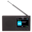 PRENOSNÉ KUCHYNSKÉ RÁDIO RETRO LCD BLUETOOTH HODINY FM ANTÉNA USB