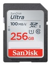 PAMÄŤOVÁ KARTA SANDISK ULTRA SDXC 256 GB 100 MB CL10