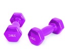 2x Tréningové činky Fitness závažia 2kg SET