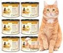 Mokré jedlo Catz Finefood Classic Kitten Hovädzie mäso a teľacie mäso 6x200g