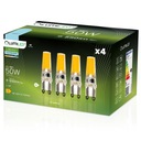 4x LED žiarovka CAPSULE G9 5W=60W LUMILED 6000K