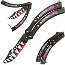 Tréningový nôž BALISONG CS:GO BUTTERFLY