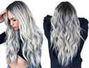 Čiapka s parochňou sivá BLOND ombre MATT FREE