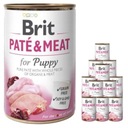 BRIT Pate & Meat 12x400g PUPPY krmivo pre šteňatá