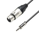 ADAM HALL K5MYF MIKROFÓNNY KÁBEL XLR-JACK 3,5 3m