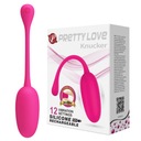 Pretty Love KNUCKER Vibračné vajíčko USB ružové