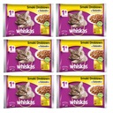 Whiskas Hydinové príchute v želé 52x100g