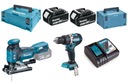 MAKITA DLX2355TJ COMBO SADA DJV181 DHP484 2x5Ah