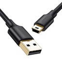 USB - mini USB kábel 480 Mbps 3m čierny