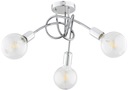 Edison Chrome Led Loft Luster Závesné stropné svietidlo