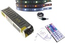 KIT SMD RGB 5050 LED pásik, diaľkové ovládanie, 15 m