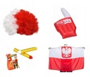 Poľsko Fan Set, reprezentačná šiltovka, afro šiltovka, vejárová farba, labka