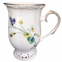 VILLA ITALIA Porcelánový hrnček LUISA 300ml kvety