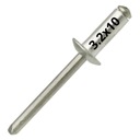 OCEĽOVÉ Slepé nity OCEL/OCEL 3,2x10 mm - 500 KS