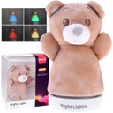 BEAR Nočná lampa do detskej izby, svietiaci medvedík