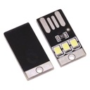 Čierna 5ks Mini Super Bright USB klávesnica Li