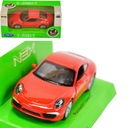 MODEL AUTA 1:34 WELLY PORSCHE 911 CARRERA S ČERVENÁ