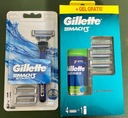 Držadlo Gillette Mach 3, 7 čepelí, gél, 75 ml