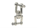 10 x Shackle Swivel - Shackle Nerezová oceľ odolná voči kyselinám 5 mm 600 kg