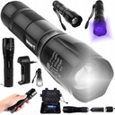 TAKTICKÁ BATERKA CREE XPE LED ZOOM UV VYHĽADÁVANIE