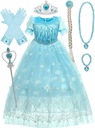 OUTFIT ŠATY ELSA ELSA MRAZENÝ KOSTÝM NA PLES 122 / 128 CM